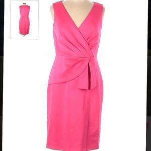 Stunning NWT hot pink cocktail dress. Chic and sexy and fun at your next party!